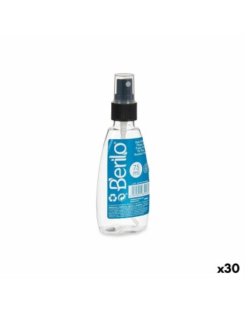Spray Nero Trasparente Plastica (75 ml) (30 Unità)