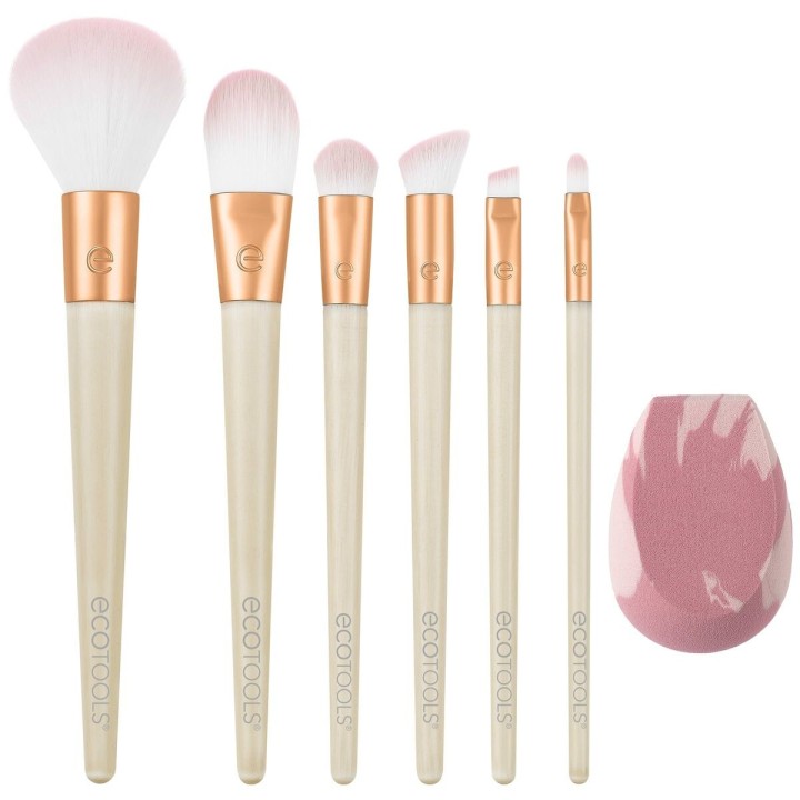 Kit de broche de maquillage Ecotools Wrapped In Glow Édition limitée 7 Pièces