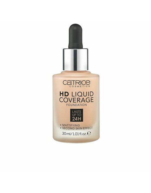 Fluid Makeup Basis Catrice HD Liquid Coverage Nº 020-rose beige (30 ml)