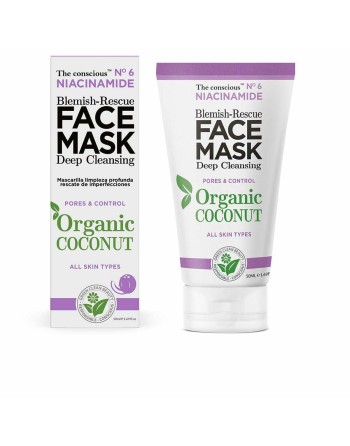 Moisturizing Facial Mask The Conscious Niacinamide Coconut 50 ml