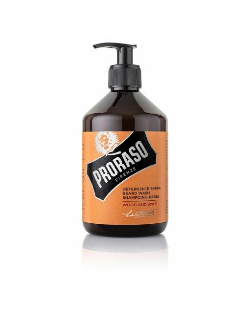 Shampoo per Barba Proraso Wood and Spice (500 ml)