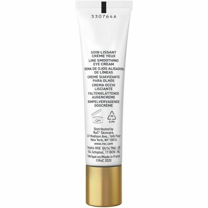 Creme til Øjenpleje Roc Line Smoothing Retinol (15 ml)