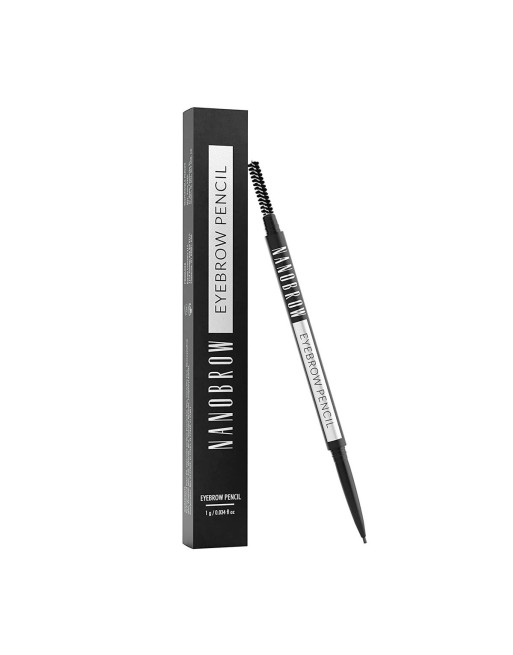 Lápiz de Cejas Nanobrow Dark Brown 2 en 1 (1 ml)