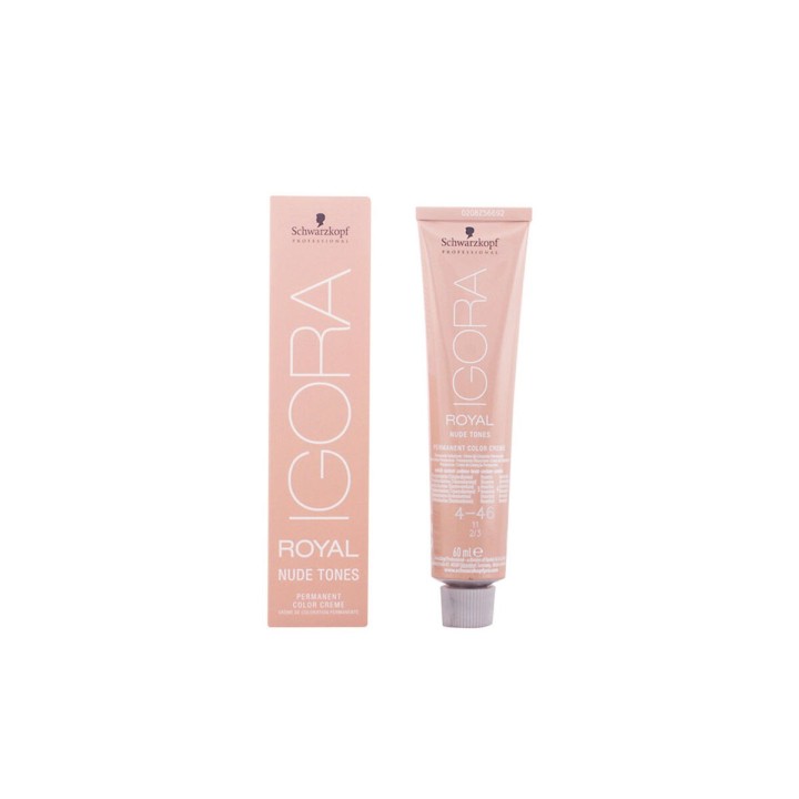 Tintura Permanente in Crema Schwarzkopf Igora Royal Nude Tones Nº 4.46 (60 ml)