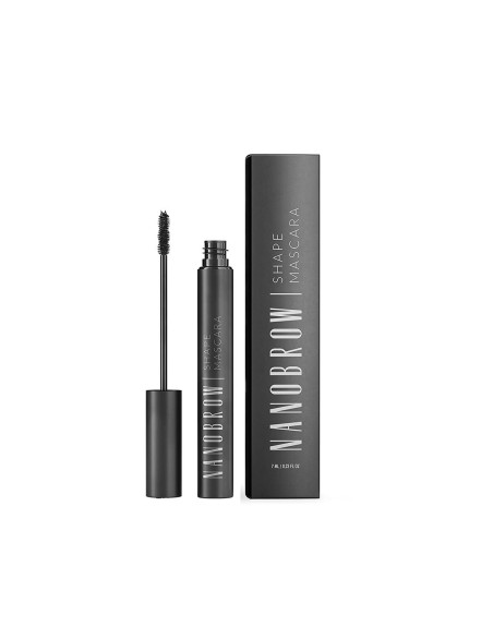 Mascara til Øjenvipper Nanobrow Shape Mascara Sort 7 ml