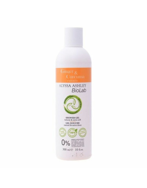 Gel de douche Biolab Ginger & Curcuma Alyssa Ashley (300 ml)