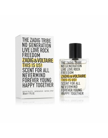 Unisex parfume Zadig & Voltaire This is Us! Scent for All EDT 30 ml