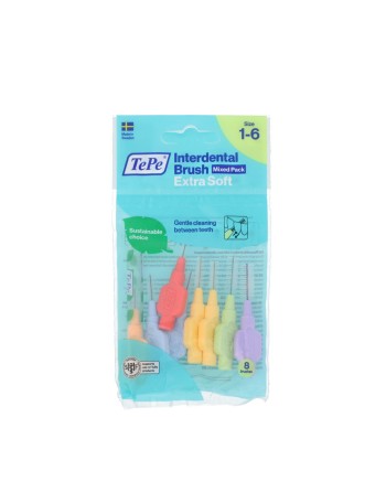 Interdentalbürsten Tepe Bunt Superweich (8 Stück)