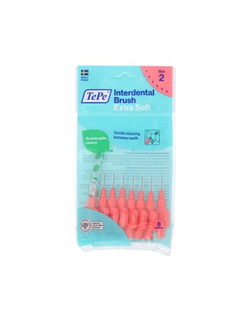 Spazzolini interdentali Tepe Rosso Super morbido (8 Pezzi)
