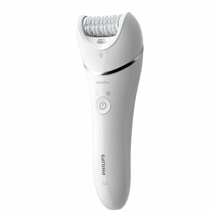 Depiladora Eléctrica Philips BRE710/00     * Blanco 15 V Cabezales x 4