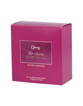 Profumo Donna Antonio Banderas EDT Her Secret Temptation (80 ml)