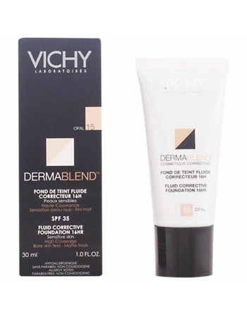 Flüssig-Make-up-Grundierung Dermablend Vichy Spf 35 30 ml