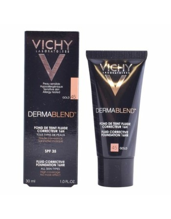 Fluid Foundation Make-up Dermablend Vichy Spf 35 30 ml