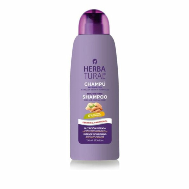 Nærende shampoo Herbatural Panthenol Keratin (750 ml)