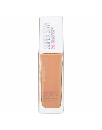 Fluid Makeup Basis Superstay Maybelline Full Coverage 58-true caramel (Restauriert A+)