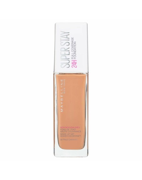 Fluid Makeup Basis Superstay Maybelline Full Coverage 58-true caramel (Restauriert A)