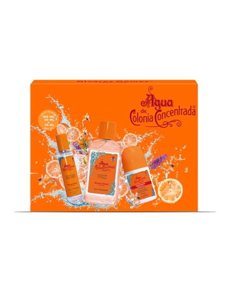 Parfume sæt til Unisex Alvarez Gomez Orange EDC Agua de Colonia Concentrada 3 Dele