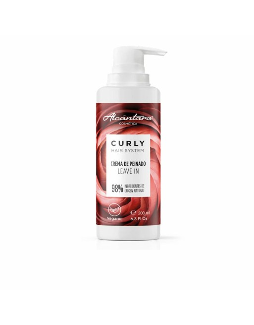 Crème stylisant Alcantara Curly Hair System Boucles fortes et définies Après-shampooing 200 ml
