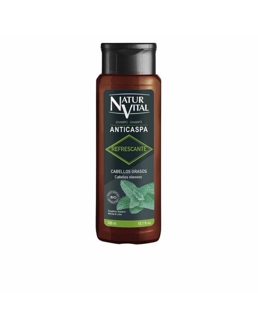 Champú Anticaspa Naturvital Refrescante (300 ml)