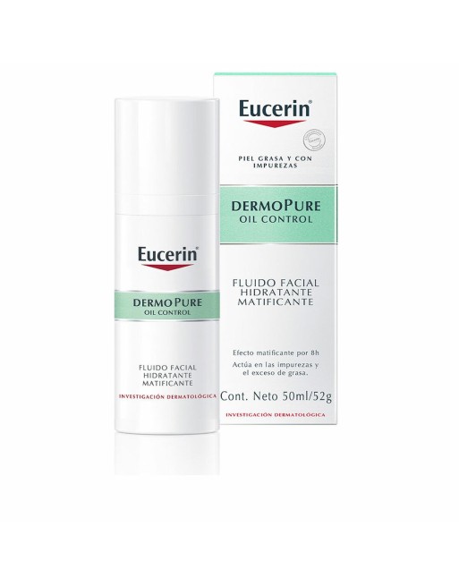 Hydrerende og matte væske Eucerin Dermopure 50 ml