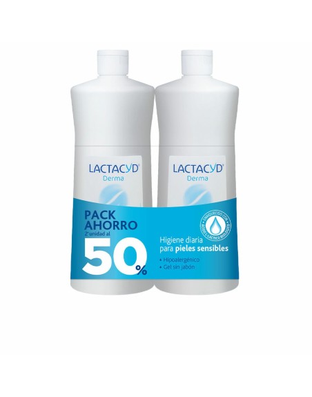 Dermoprotective Bath Gel Lactacyd Derma 2 x 1 L Følsom hud