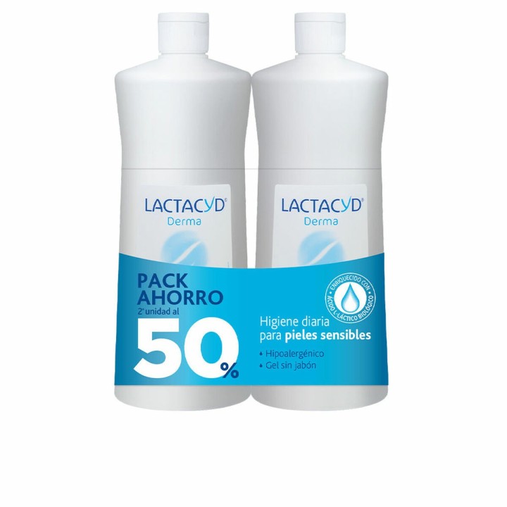 Dermoprotective Bath Gel Lactacyd Derma 2 x 1 L Følsom hud
