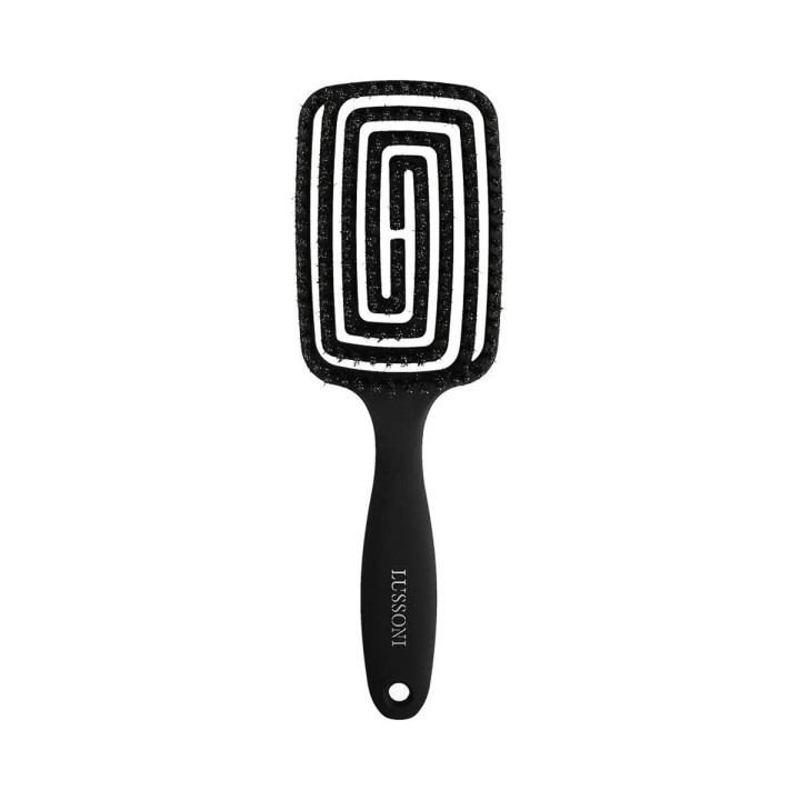 Cepillo Desenredante Lussoni Labyrinth Cuadrado Grande