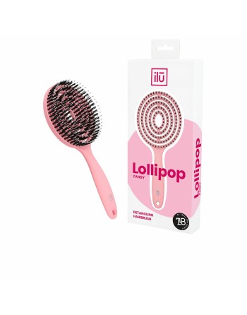 Detangling Hairbrush Ilū Lollipop Pink