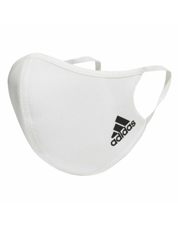 Mask Adidas H34578 White Adults (Size M/L)
