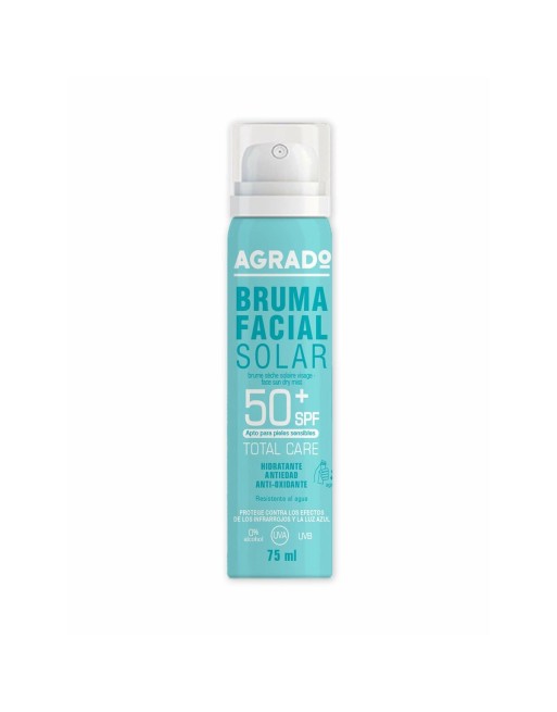 Solbeskyttelse - spray Agrado Spf 50 (75 ml)
