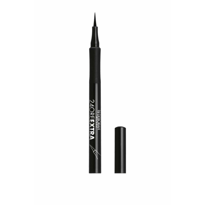Makeup til Øjne Deborah 24 ORE Sort 2 Dele