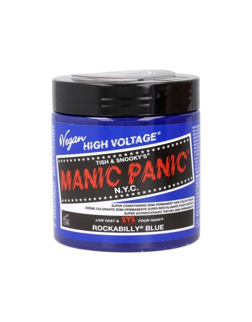 Semi-permanent Colourant Manic Panic Panic High Blue Vegan (237 ml)