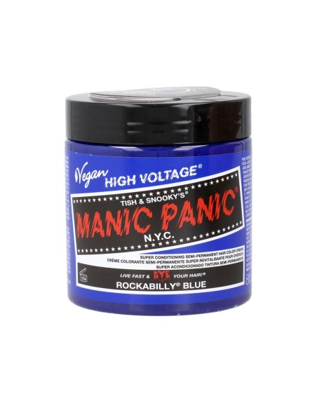 Demi-permanentes Färbemittel Manic Panic Panic High Blau Vegan (237 ml)