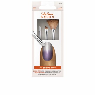 Sæt med Makeup Børster Sally Hansen Pro Brush Lote 3 Dele