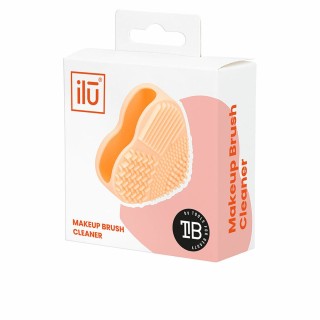 Renser til makeupbørster Ilū Brush Cleaner Hjerte Silikone (1 enheder)