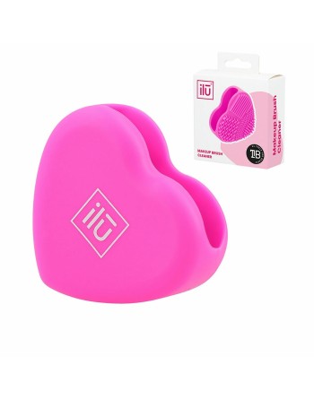 Make-up Brush Cleaner Ilū Brush Cleaner Heart Silicone (1 Unit)