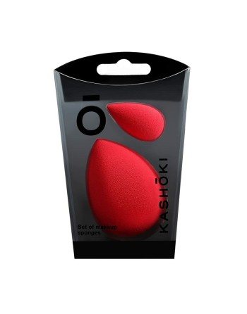 Make-up Sponge Kashōki Kashoki Esponjas Lote Red 2 Pieces