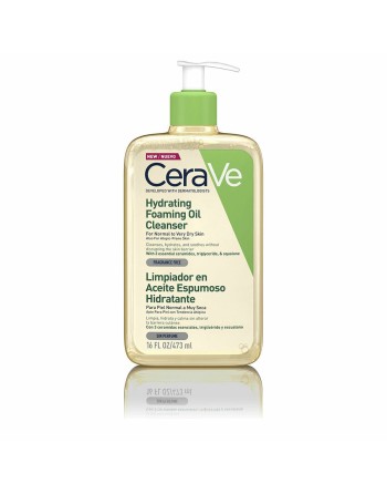 Moisturising Oil CeraVe Hydrating Foaming Oil Cleanser Foam Cleaner 473 ml