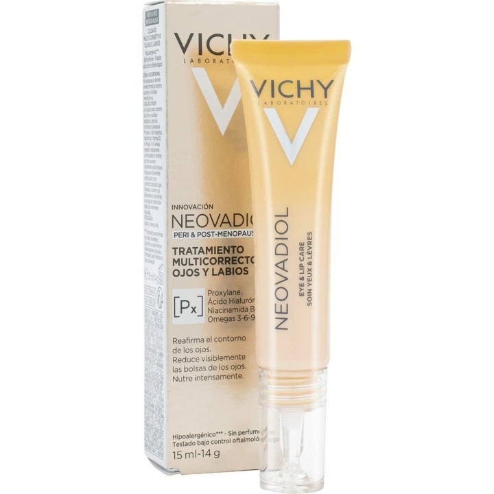 Behandling til øjenpleje og læber Vichy Neovadiol Reafirmante Overgangsalder (15 ml)