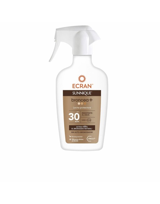 Crema Solare Ecran Sunnique Broncea+ Abbronzante Spf 30 (270 ml)