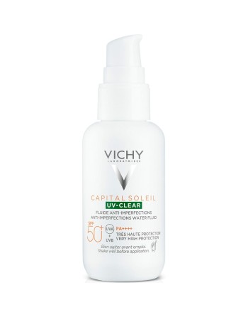 Sun Screen Lotion Vichy Capital Soleil Uv Clear Anti-imperfections Spf 50 (40 ml)
