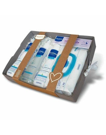 Hygiene set Mustela Canastilla Bebé Gris Lote Baby 5 Pieces