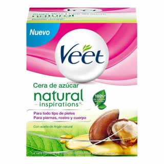 Creme Depilatório Corporal Veet Cera Tibia Natural Óleo de Argão Sukker 250 ml