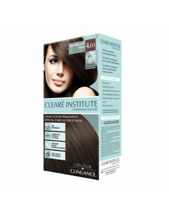 Coloration Permanente en Crème Clearé Institute Colour Clinuance Nº 4.01-chocolate frio