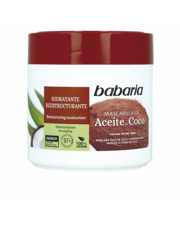 Masque pour cheveux Babaria Hydratant Huile de noix de coco 400 ml