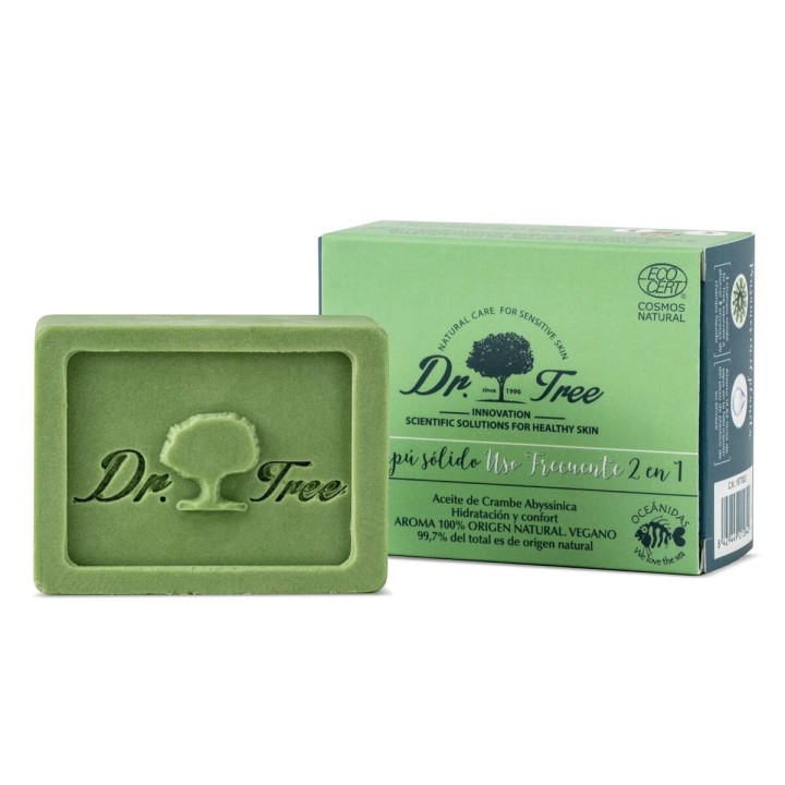 Champú Sólido Dr. Tree   Uso diario 75 g
