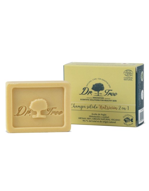 Champú Sólido Dr. Tree 2 en 1 Nutritivo 75 g