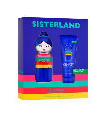 Women's Perfume Set Benetton Sisterland Blue Neroli 2 Pieces