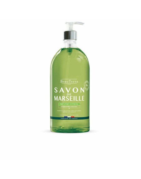 Savon liquide Beauterra Marseille Menthe Universel Citron Mains 1 L