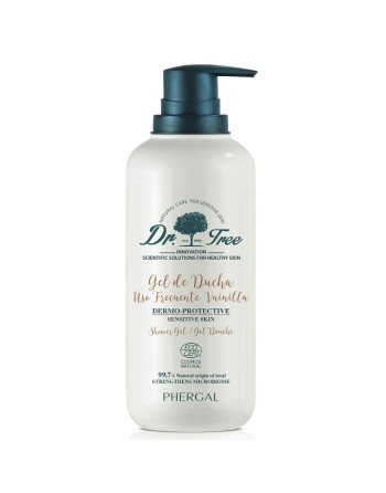 Gel de Ducha Dr. Tree   Piel Sensible Vainilla Uso diario 500 ml